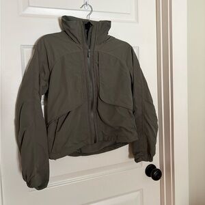 Lululemon Olive Green Cargo/Utility Jacket
